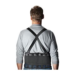 Pip 290-440Xl Pip Black Mesh Back Support Belt, Black, Size X-Large