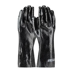 Pip 58-8040R Procoat, Supported Pvc, Interlock Lined, Black, Rough Finish, 14 Inch, Pack Of 12 Pairs