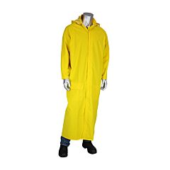 Pip 205-320Fr/5X Base35Fr Premium 60" Duster Raincoat With Limited Flammability - 0.35 Mm, Yellow, Size 5X-Large