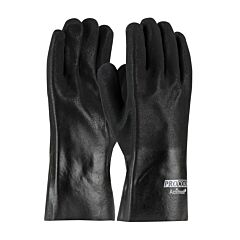 Pip 58-8362 Procoat, Premium Supported Pvc, Jersey Lined, Black, Sandy, 12 Inch, Pack Of 12 Pairs
