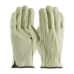 Pip 70-300/L Top Grain Pigskin Leather Drivers, Industry Grade, Straight Thumb, Pack Of 12 Pairs