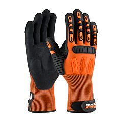 Pip 120-5150/M Maximum Safety Tuffmax3, Nitrile Ms Coated Padded Palm, Impact Tpr, A3, 1/Pair
