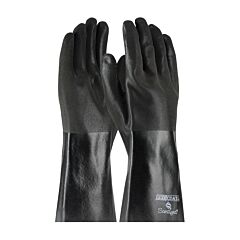Pip 58-8364 Procoat, Premium Supported Pvc, Jersey Lined, Black, Sandy, 12 Inch, Pack Of 12 Pairs