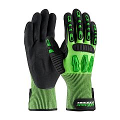 Pip 120-5130/Xxl Maximum Safety Tuffmax3, Nitrile Ms Coated Padded Palm, Impact Tpr, A2, 1/Pair