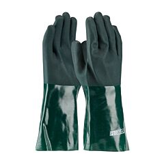 Pip 58-8035Dd Procoat, Supported Pvc, Jersey Lined, Green, Rough Acid Fnsh, 14 Inch, Pack Of 12 Pairs