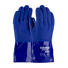 Pip 58-8658K/L Xtratuff, Oil Resistant Supported Pvc, Kevlar Lined, Bl, Sandy, 12 In, Pack Of 12 Pairs