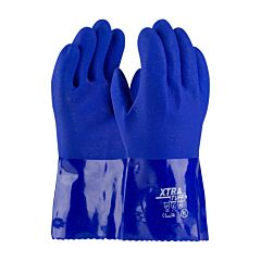 Pip 58-8656/Xxl Xtratuff, Oil Resistant Supported Pvc, Blue, Rough Coated, 12 Inch, Pack Of 12 Pairs