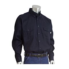 Pip 385-Frws-Kh/4X Pip Ar/Fr Dual Certified Long Sleeve Workshirt - 8.5 Cal/Cm2, Tan, Size 4X-Large