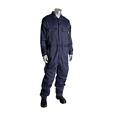 Pip 385-Frsc-Kh/2X Pip Ar/Fr Dual Certified Coverall With Zipper Closure - 8.5 Cal/Cm2, Navy, Size 2X-Large