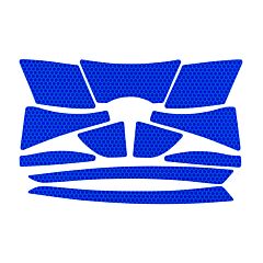 Pip 281-Cr2-10-Bl Jsp Cr2 Reflective Kit For Cap Style Hard Hats, Blue