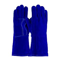 Pip 73-7018 Welding Glove, Shoulder Grade, Cotton Foam, Blue, Sewn W/Kevlar, Pack Of 12 Pairs