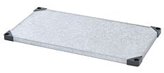 Quantum 2472Sg Single Solid Shelf, One 24"W X 72"L Shelf - Galvanized Steel