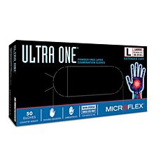 Microflex Ul-315-S Ultra-One Latex Gloves, Powder Free, Extended Cuff, Size Small