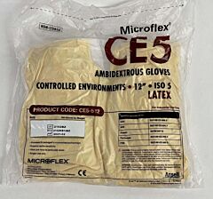 Microflex Ce5-512-Xl Cleanroom Iso5 Latex Gloves Chlorinated Powder Free X-Large