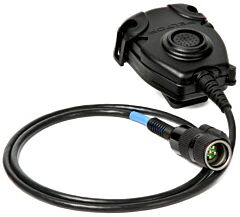 3M Fl5601-02 Push-To-Talk (Ptt) Adapter Military Radio, With 6-Pin Mil-C-55116 Connector
