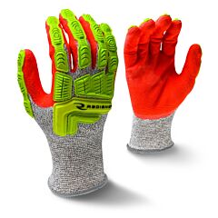 Radians Rwg603Xl Cut Gloves, Ansi Cut A5 Hppe With Sandy Nitrile Palm Tpr Overlays, Size X-Large