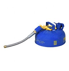 Eagle U2-11-Sb 1 Gallon Safety Can Blue - With 7/8" O.D. Flex Spout