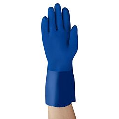 Ansell 04-644-11 Superflex Gloves Pvc Sz 11 Chemical Resistant Blue