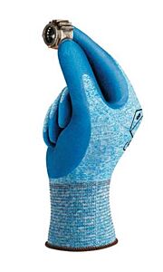 Ansell Hyflex 11-920 Oil Repellent Gloves, Blue, Size 11