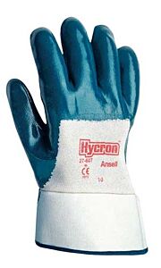 Ansell 27-600-9 Hycron Heavy Duty Nitrile Coated