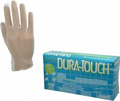 Ansell 34-725S Gloves Vinyl P/F Sml 5-Mil Clear 100/Bx