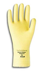 Ansell 390-10 Techincian Gloves Latex/ Neoprene 13 Mil 12" Natural 10