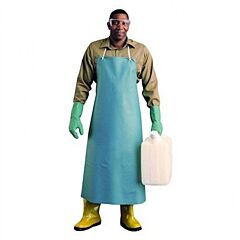 Ansell 56-102-3344 Versatouch Apron 18-Mil Vinyl Grn Stomach Patch