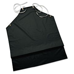 Ansell 56-512 Hycar Apron, 35 In X 45 In, Nitrile/Poly-Cotton, Black, Pack Of 12 Each