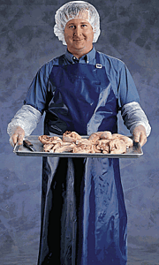 Ansell 56-802-3545 Endurosaf Apron, 35 In X 45 In, Enduro 2000, Blue