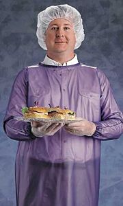 Ansell 56-903-L Coat Aprons 6 Mil, Plain Edge Vinyl, Clo