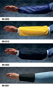 Ansell 59-001-18W Sleeves 8 Mil, Vinyl, White