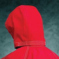 Ansell 66-664 Sawyer-Tower Cpc Polyester Trilaminate 3 Piece Hood - Red, One Size