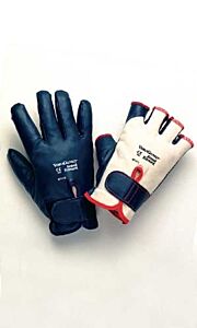 Ansell 7-112-8 Vibraguard Gloves Full Finger/Coated W/Velcro Closure