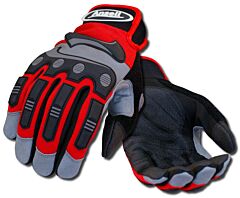 Ansell 97-975-Xl Projex Heavy Duty Impact Red/Gray Sz Xlrg