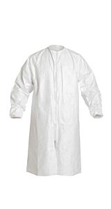 Dupont Ic264Swhmd00300B Isoclean Frock Zipper/Serged Seams Med