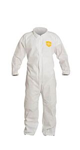 Dupont Pb125Swh5X002500 Proshield Basic Coveralls, Collar, White, 5X-Large