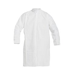 Dupont Pb267Swhlg003000 Proshield Frock White W/Mand Collar Snap