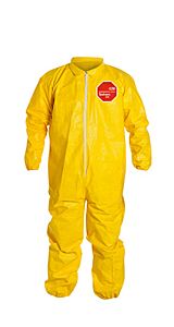 Dupont Qc125Bylmd001200 Tychem Qc Coveralls Bound Seam Medium