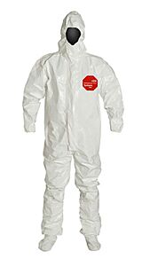 Dupont Sl128Twhmd00060 Sl Tychem, Hood Boots, Storm Flap