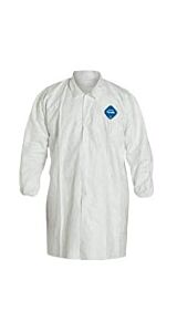 Dupont Ty211Swhlg003000 Lab Coat Snap Front, Elastic Wrists, Case Of 30 - Large