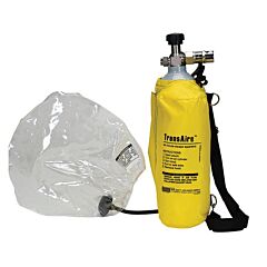 Msa 10008293 Transaire 10 Escape Respirator Complete (Includes Aluminum Cylinder, Carrier, Hood Tube, Hood Assembly)