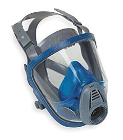 Msa 10031342 Advantage 3000 Full Face Respirator, Plastic, Single Port, Size Medium