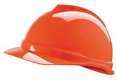 Msa 10034021 V-Gard 500 Cap Orange Vented - 4-Point Fas-Trac Iii