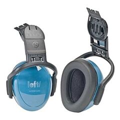 Msa 10087429 Earmuffs Left/Right Cap Mount Med Blue