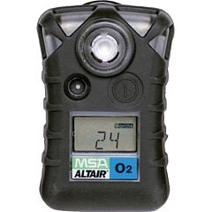 Msa 10092523 Altair Single Gas Detector, Oxygen (O2), Low Alarm 19.50%, High Alarm 23.00%