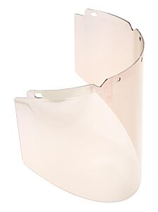 Msa 10115848 V-Gard Visor, Pc, Clear W/ Reflective Coating, Molded, 9.5”X17.75”X .07”