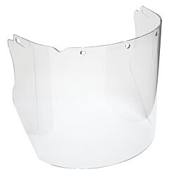 Msa 10115855 V-Gard Visor, Propionate, Clear, Molded, (8"X17"X.098")