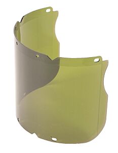 Msa 10115860 V-Gard Visor, Pc, Shade 3 Ir, Molded, (8"X17"X .098"), Use W/V-Gard Chin Protectors