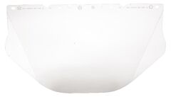 Msa 10115863 V-Gard Visor, Contoured, Clear Pc (9.5"X17"X.04")