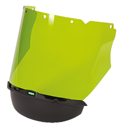 Msa 10118480 V-Gard Visor, Pc, Arc-Rated (Special Purpose Tint), Molded, (8"X 17.25"X .065"), Use W/Designated V-Gard Chin Protector